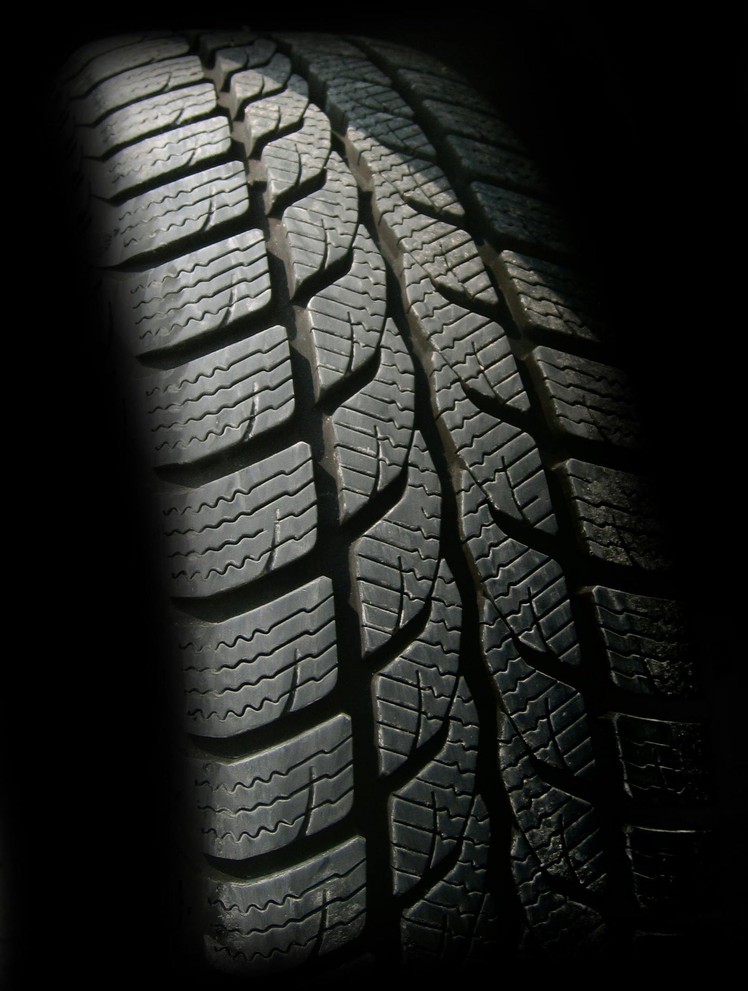 An all-Terrain tire with deep treads